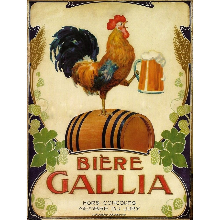 Biere Gallia Poster Print - Apple Collection Vintage-VARPDXVINAPP130060 Image 1