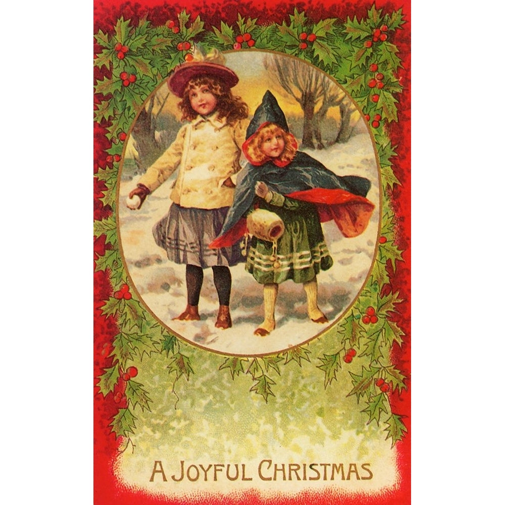 Joyful Christmas Poster Print - Apple Collection Vintage-VARPDXVINAPP156707 Image 1