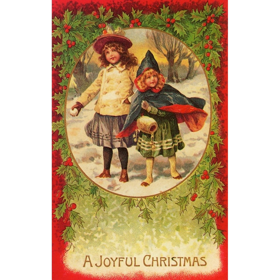 Joyful Christmas Poster Print - Apple Collection Vintage-VARPDXVINAPP156707 Image 1