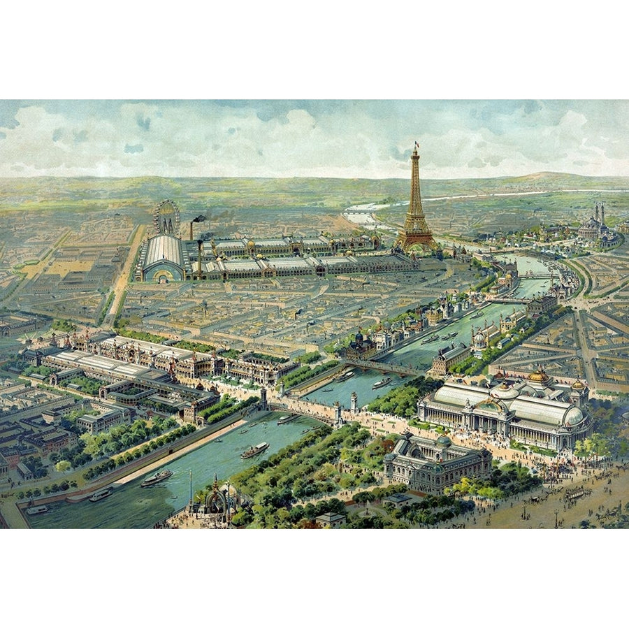 Paris Expo - Rare Poster Print - Apple Collection Vintage-VARPDXVINAPP176645 Image 1