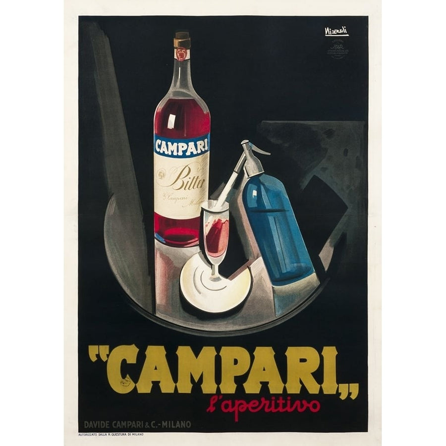 Campari Laperitiv Nizzoli Poster Print - Apple Collection Vintage-VARPDXVINAPP176572 Image 1