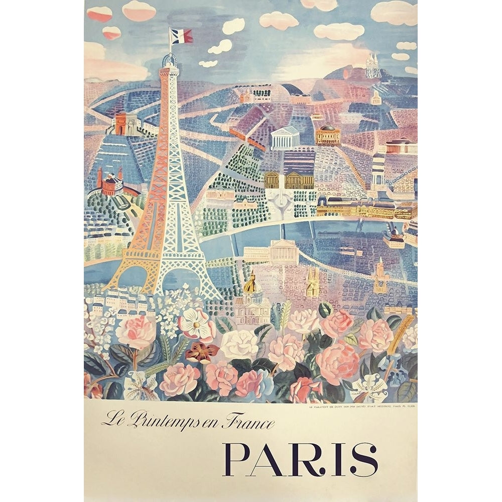 Printemps Paris Poster Print - Apple Collection Vintage-VARPDXVINAPP176651 Image 1