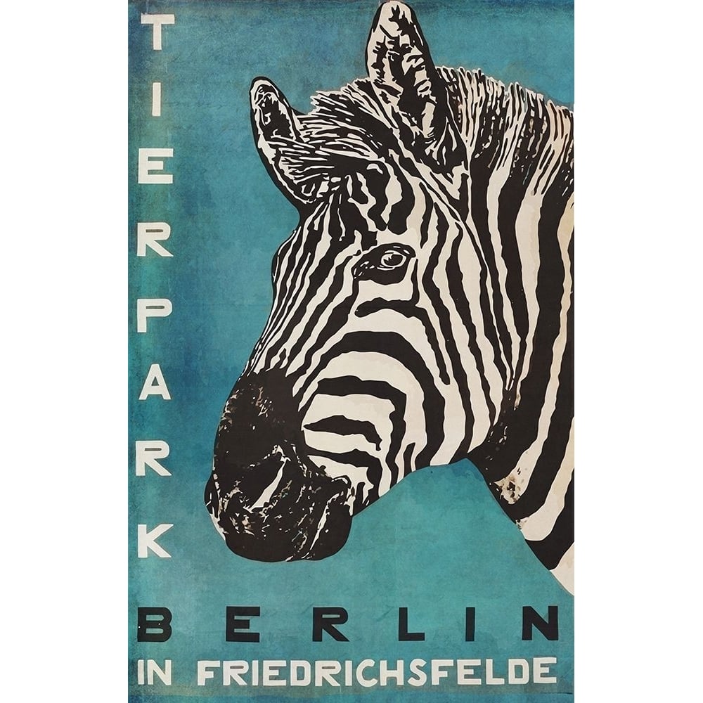 Berlin_Zebra Poster Print - Apple Collection Vintage-VARPDXVINAPP180471 Image 1