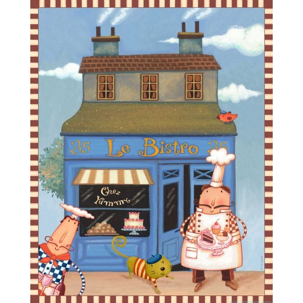 Chef 5 Chez Bistro Poster Print by Viv Eisner-VARPDXVIV49 Image 2