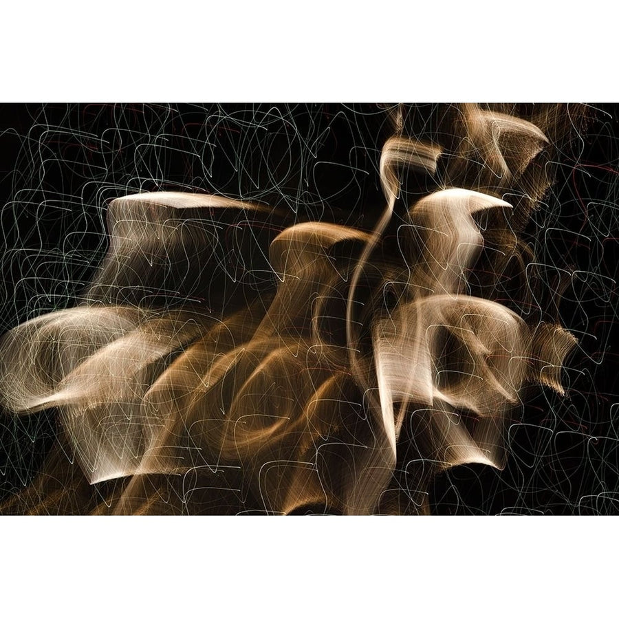 Gold Chiffon Squiggly by David Stahl-VARPDXVS031A Image 1