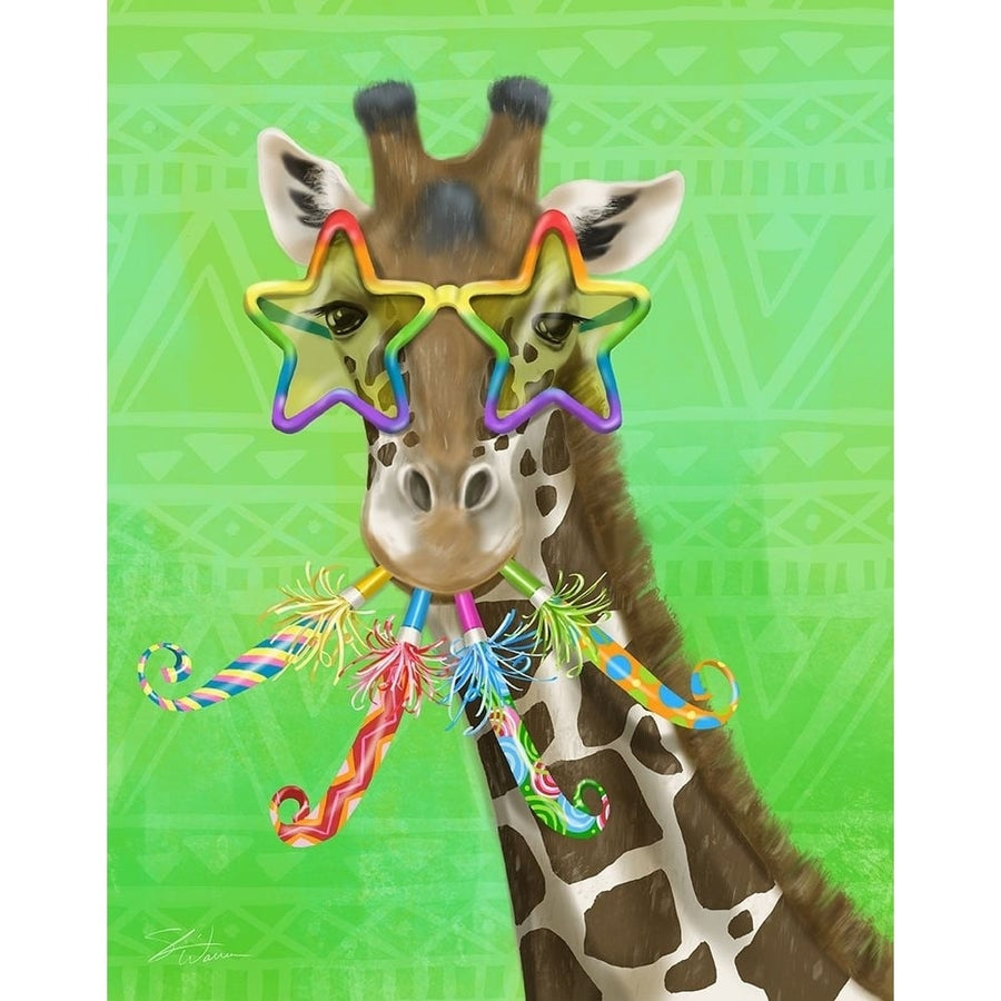 Party Safari Giraffe Poster Print by Shari Warren-VARPDXW1116D Image 1