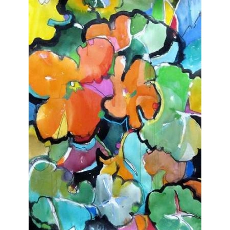 Nasturtiums Poster Print by Emily Weil-VARPDXW611D Image 2