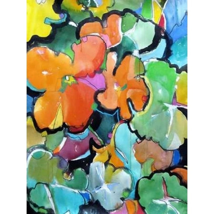 Nasturtiums Poster Print by Emily Weil-VARPDXW611D Image 1