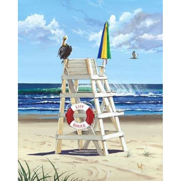 Pelican Perch Poster Print by Scott Westmoreland-VARPDXW666D Image 1