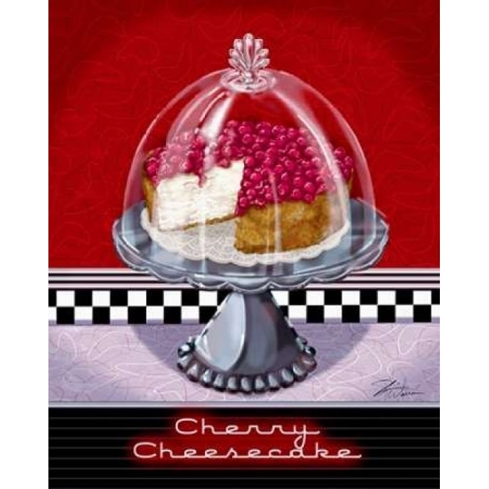 Cherry Cheesecake Poster Print by Sheri Warren-VARPDXW704D Image 2