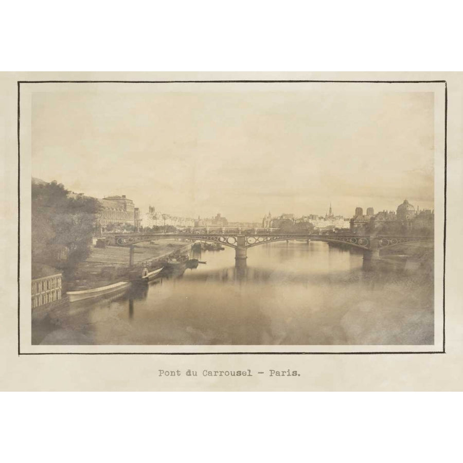 Pont du carrousel Paris Poster Print by Anne Waltz-VARPDXWE0194 Image 1