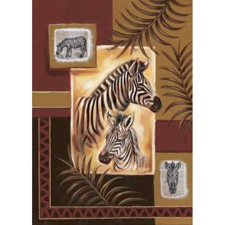 Zebras in Africa Poster Print by Wendy Fields-VARPDXWF200737 Image 1