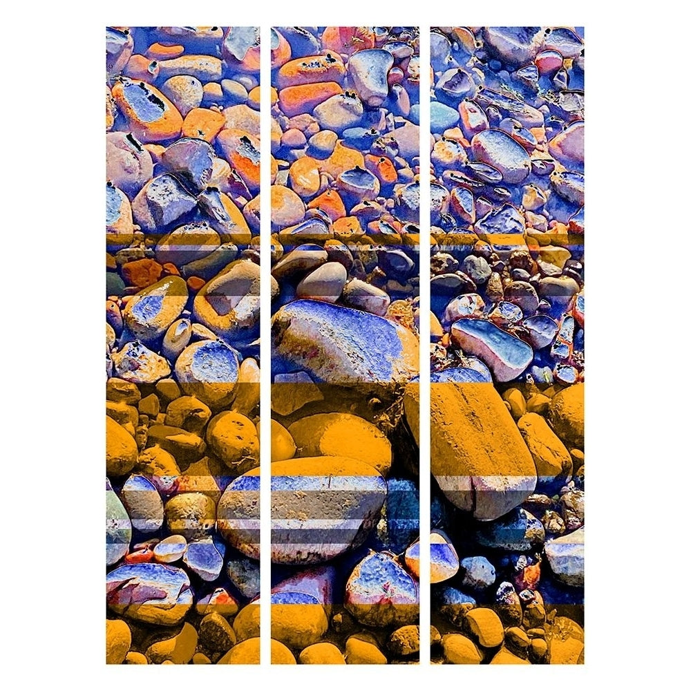 Color Mood-River Rock Collage V1 by William Tenoever-VARPDXWJTABS00174 Image 1