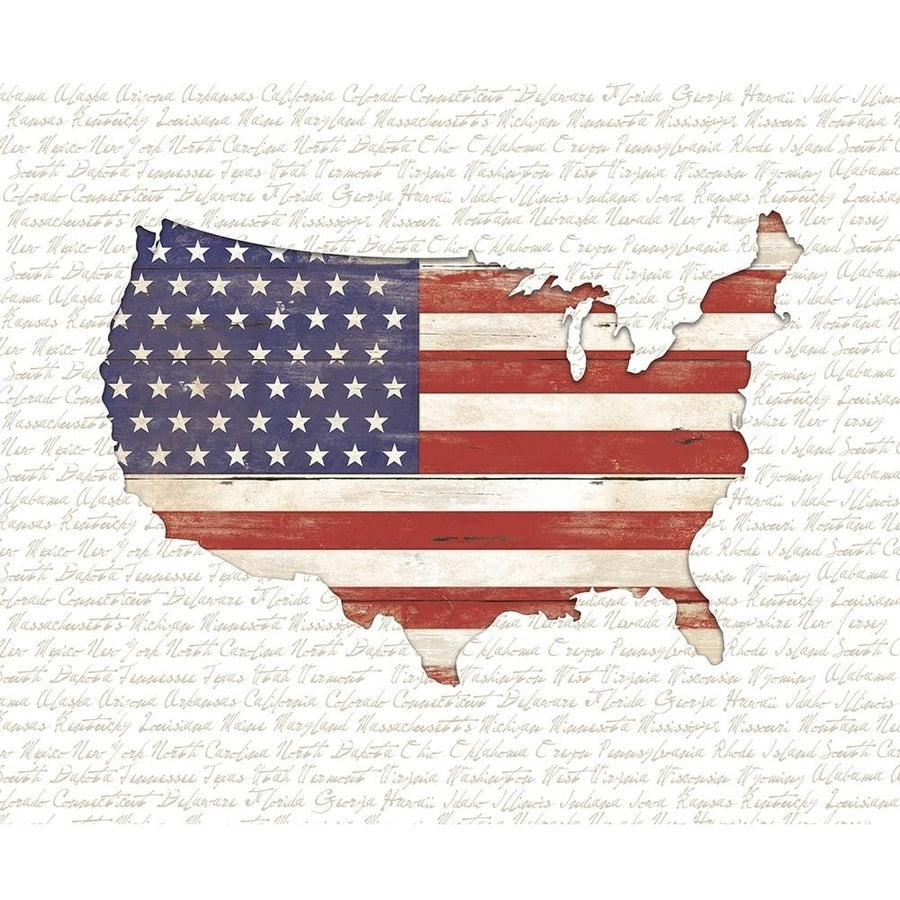 USA Flag Poster Print by White Ladder White Ladder-VARPDXWL120 Image 1