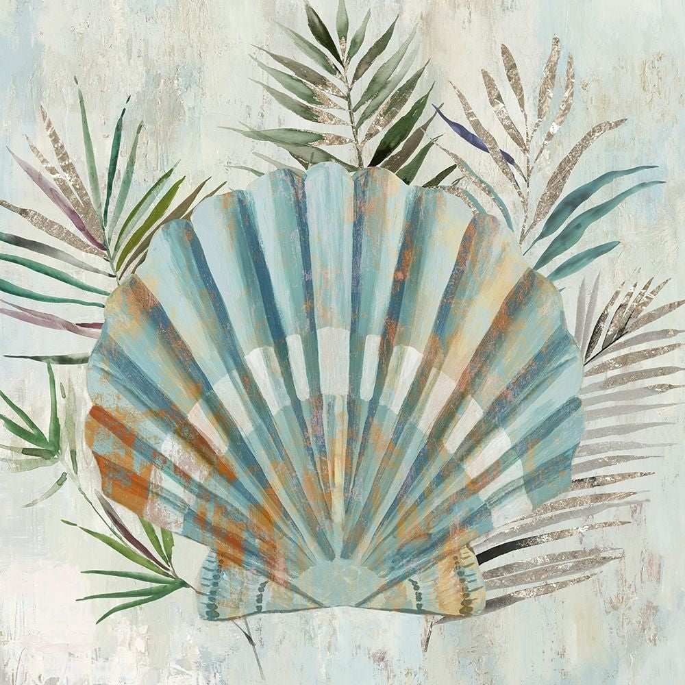 Turquoise Shell II Poster Print by Aimee Wilson-VARPDXWL206A Image 1