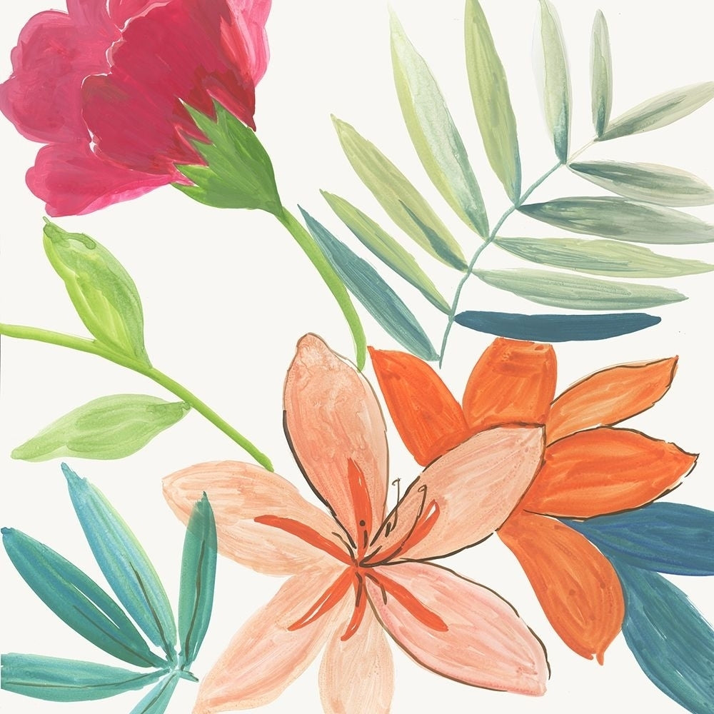 Tropical Florals Poster Print by Aimee Wilson-VARPDXWL305A Image 1