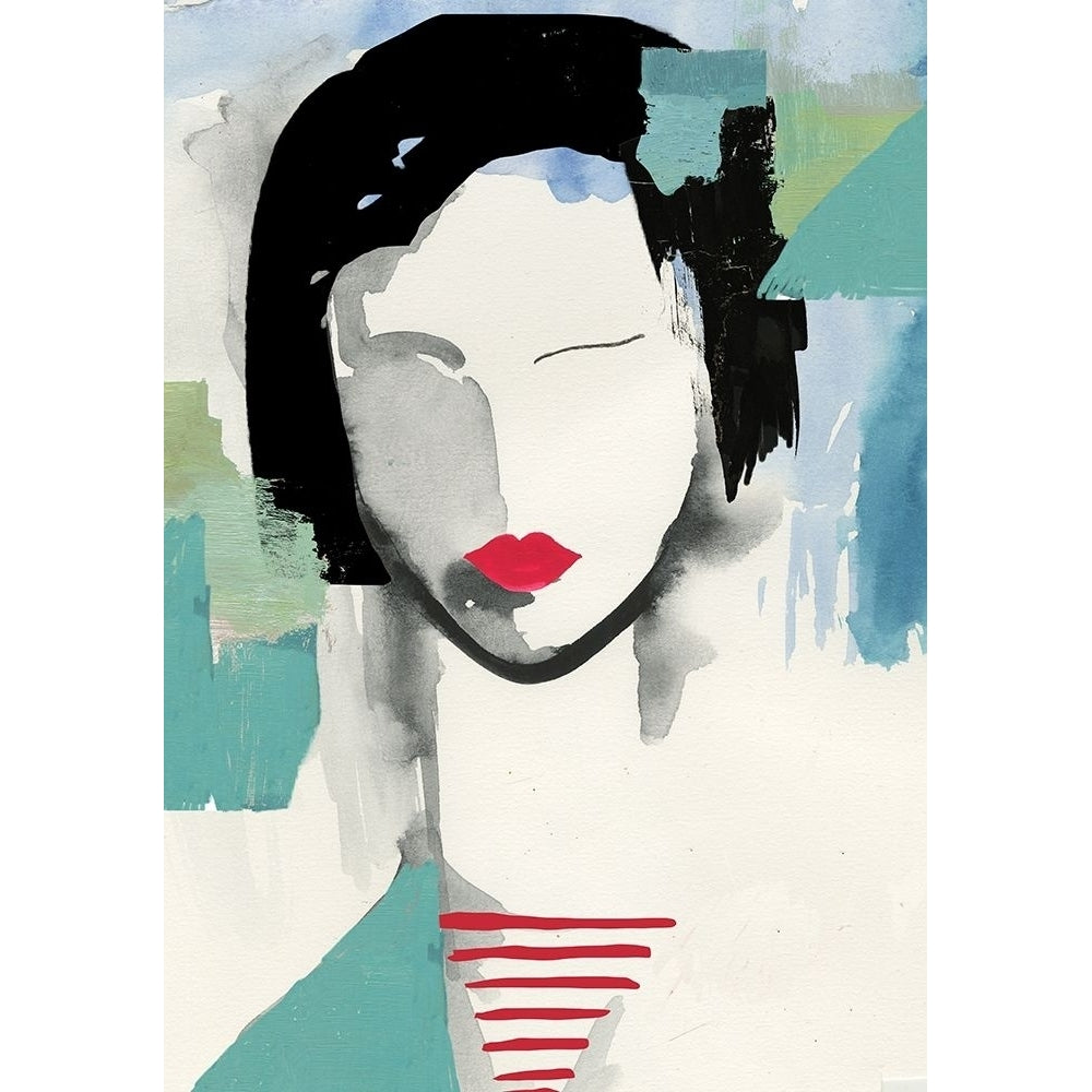 Girl with Red Stripes I Poster Print by Aimee Wilson-VARPDXWL323A Image 1