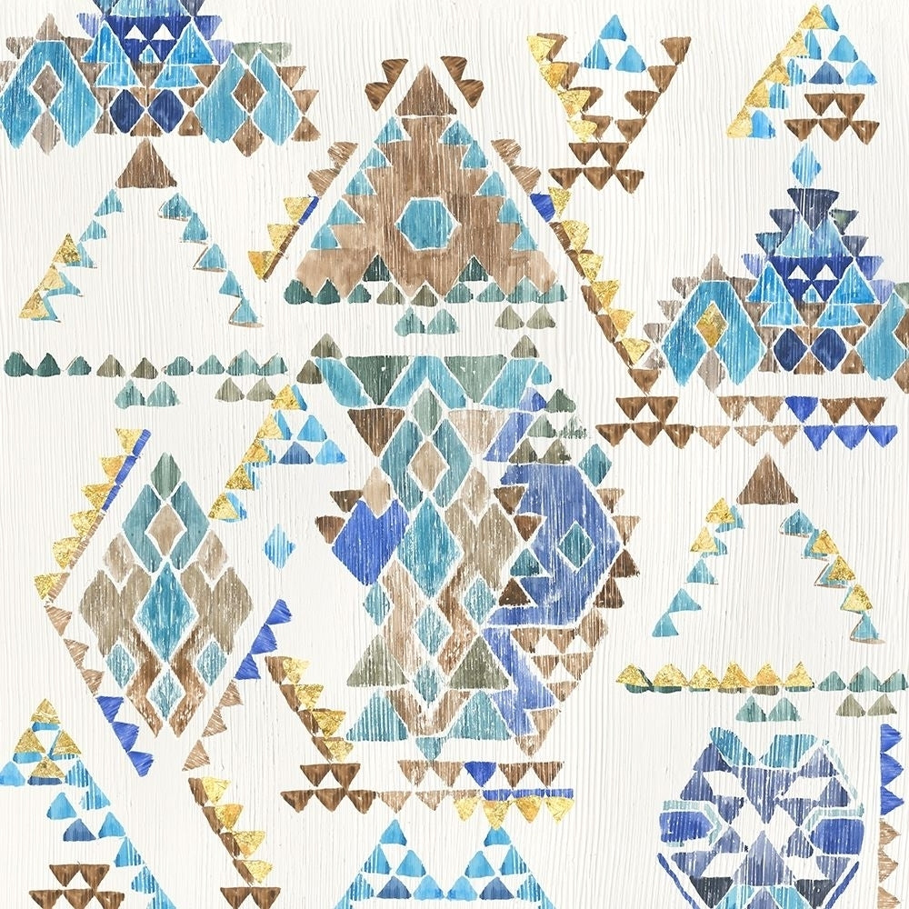 Blue Aztec Poster Print by Aimee Wilson-VARPDXWL255A Image 1