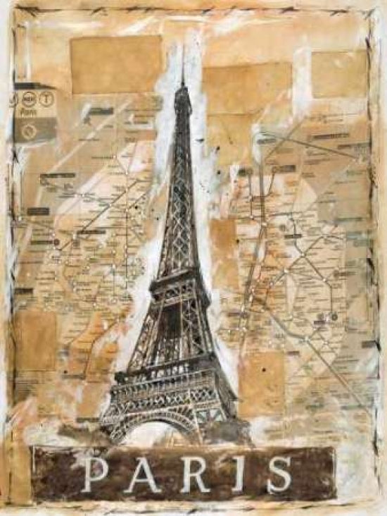 Paris Poster Print by Marta G. Wiley-VARPDXWMP105 Image 1