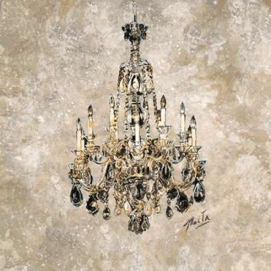 Champagne Chandelier Poster Print by Marta G. Wiley-VARPDXWMP117 Image 1