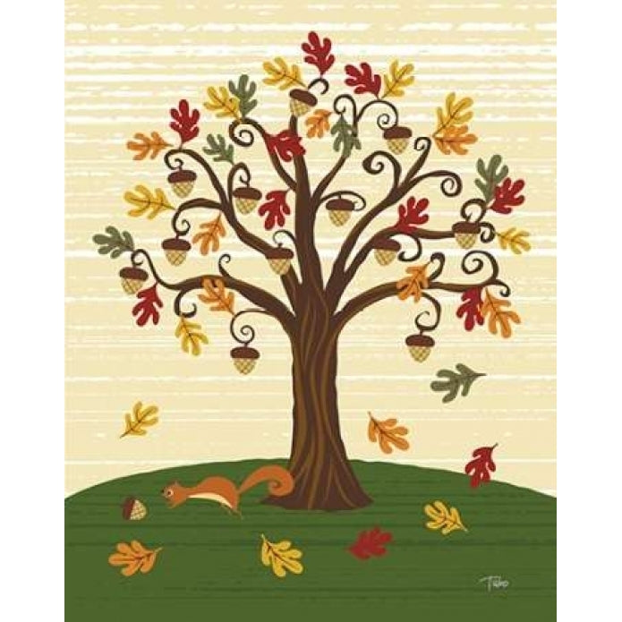 Grand Tree and Squirrel Poster Print by Teresa Woo-VARPDXWOO157 Image 1