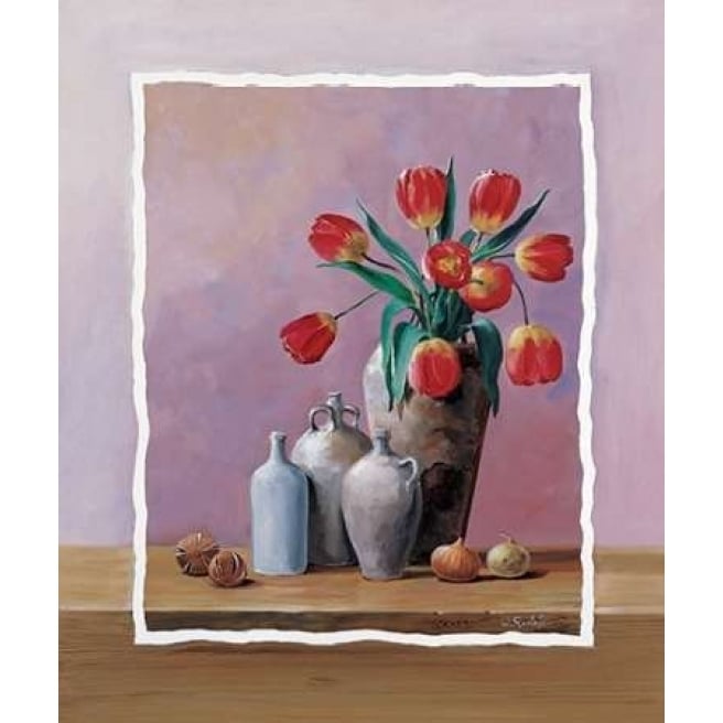 Red tulips Poster Print by Wouter Roelofs-VARPDXWR066 Image 2