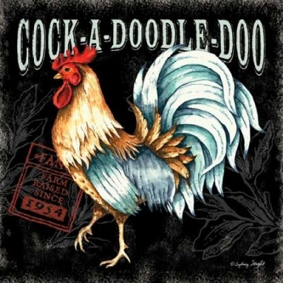 Cock-a-doodle-do II Poster Print by Sydney Wright-VARPDXWRT103 Image 1