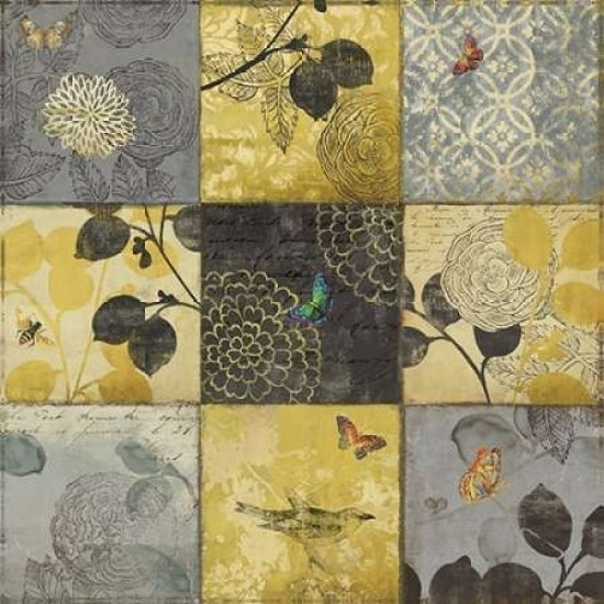 Golden Patchwork Poster Print by Aimee Wilson-VARPDXWSN32 Image 1