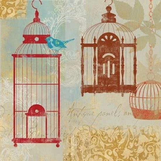 Bird on a Cage I Poster Print by Aimee Wilson-VARPDXWSN28M Image 2