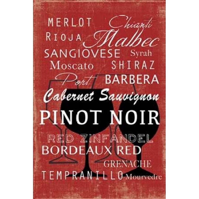 Red Wine Collection - Mini Poster Print by Aimee Wilson-VARPDXWSN82M Image 1