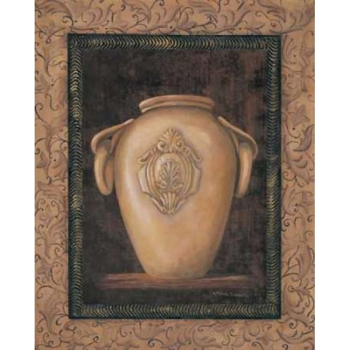 Ancient Pottery I Poster Print by Linda Wacaster-VARPDXWSR026 Image 1