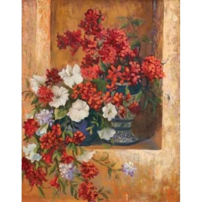 Flores de Espana I Poster Print by Linda Wacaster-VARPDXWSR028 Image 2