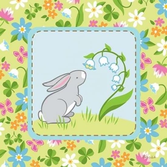 Meadow Bunny I Poster Print by Betz White-VARPDXWTE102 Image 2