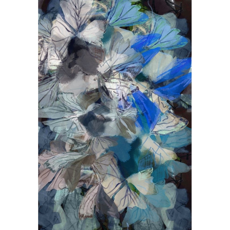 Midnight Blue Florals I Poster Print - Cartissi-VARPDXWZ763A Image 1