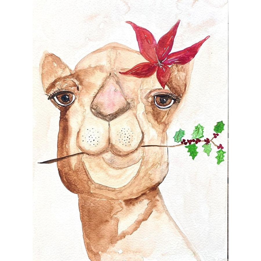 Xmas Camel by Karen Barski-VARPDXXORC032A Image 1