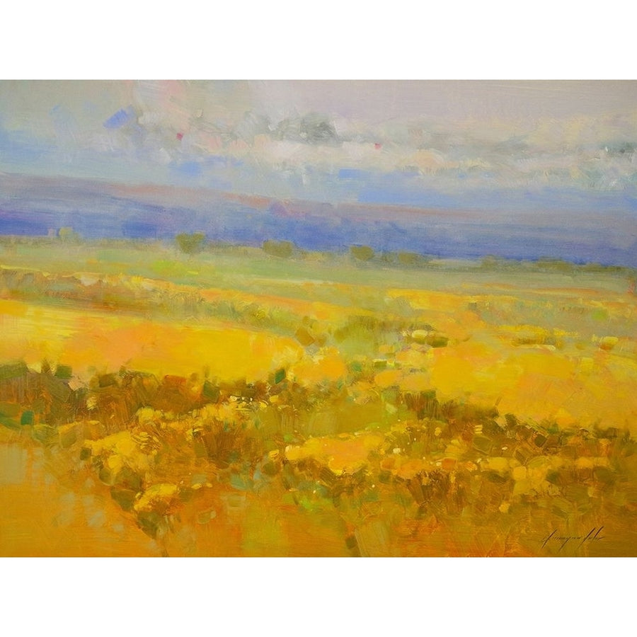 Field Of Yellow Flowers Poster Print by Vahe Yeremyan-VARPDXY36D Image 1