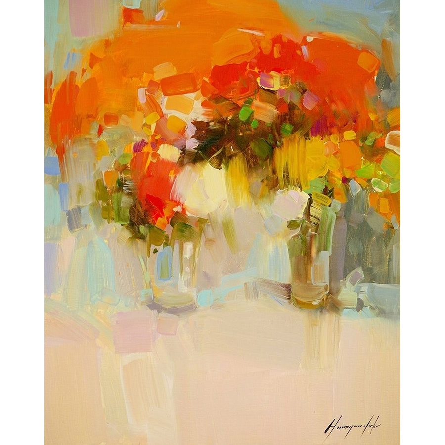 Vase Of Yellow Flowers 2 Poster Print by Vahe Yeremyan-VARPDXY42D Image 1