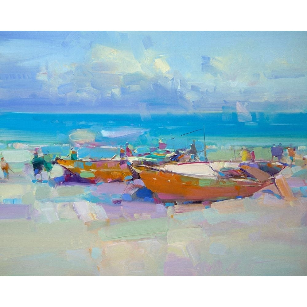 Boats On The Shore Poster Print - Vahe Yeremyan-VARPDXY67D Image 1