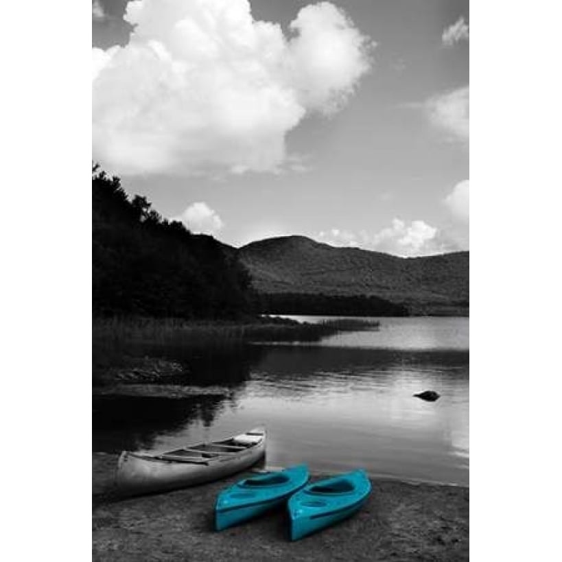 Kayak Teal Poster Print by Suzanne Foschino-VARPDXZFRC103A2 Image 2