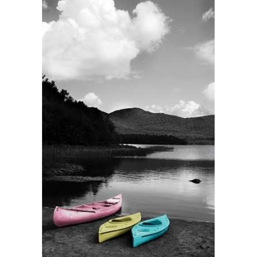 Kayak Pastels Poster Print by Suzanne Foschino-VARPDXZFRC103A3 Image 1