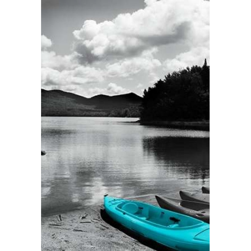 Kayak Teal Poster Print by Suzanne Foschino-VARPDXZFRC103B2 Image 2