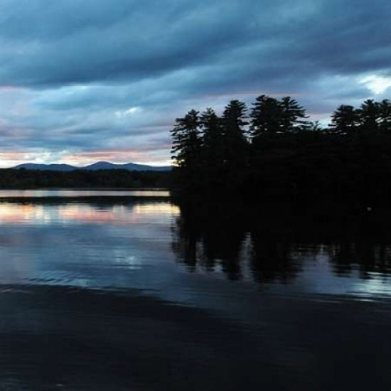 Sunset Lake Pink 2 Poster Print by Suzanne Foschino-VARPDXZFSQ184B Image 1