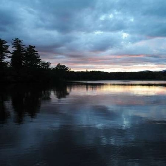 Sunset Lake Pink 1 Poster Print by Suzanne Foschino-VARPDXZFSQ184A Image 2