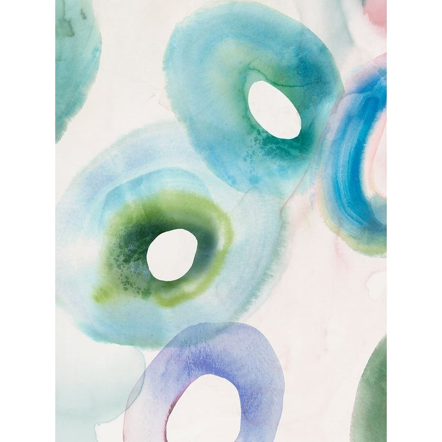 Watercolour Rings I Poster Print - J Hazel-VARPDXZL030A Image 1