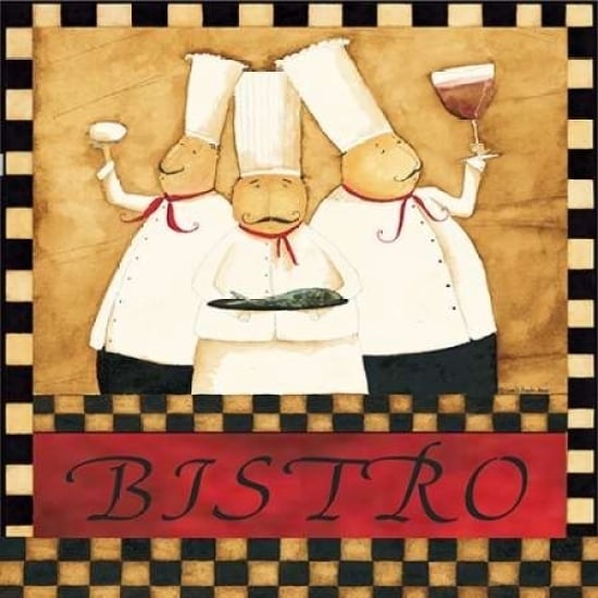 Bistro Chefs Poster Print by Dan DiPaolo-VARPDXDDPSQ007A Image 2