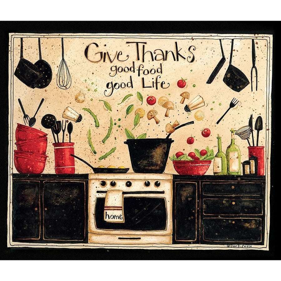 Give Thanks Good Food Poster Print by Dan DiPaolo-VARPDXDDPRC577 Image 1