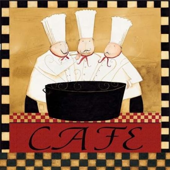 Cafe Chefs Poster Print by Dan DiPaolo-VARPDXDDPSQ007 Image 1