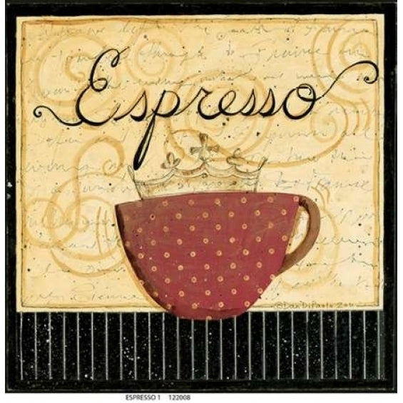 Espresso Stripe Poster Print by Dan DiPaolo-VARPDXDDPSQ312A Image 2