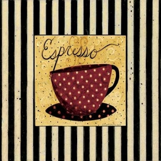 Espresso Stripe Poster Print by Dan DiPaolo-VARPDXDDPSQ313A Image 1