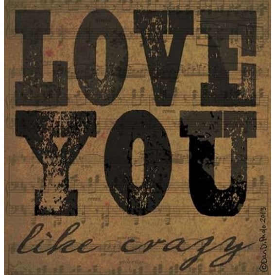 Love Like Crazy Poster Print by Dan DiPaolo-VARPDXDDPSQ518B Image 2